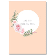Personalised Rose Card