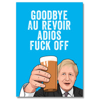 Fuck Off New Job Boris Card