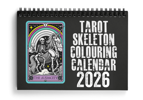 2026 Tarot Colouring Calendar