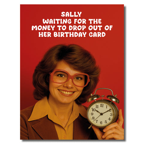 Money Joke Clock Card