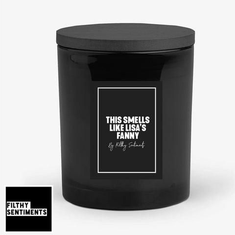 Smells like Fanny Personalised Candle