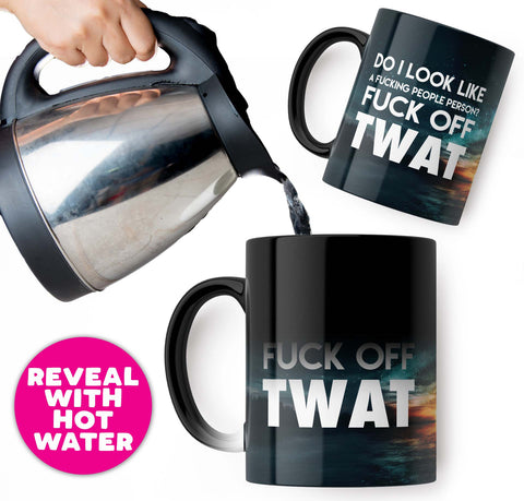 People Person Twat Sunrise Heat Reveal Mug